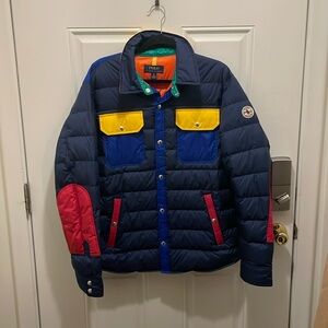 Men’s multicolor polo, Ralph Lauren jacket